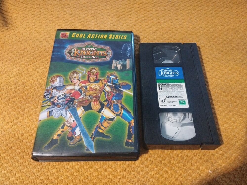 Mystic Knights of Tir Na Nog (1999) - VHS Movie Fox Home Ent. Black Clamshell
